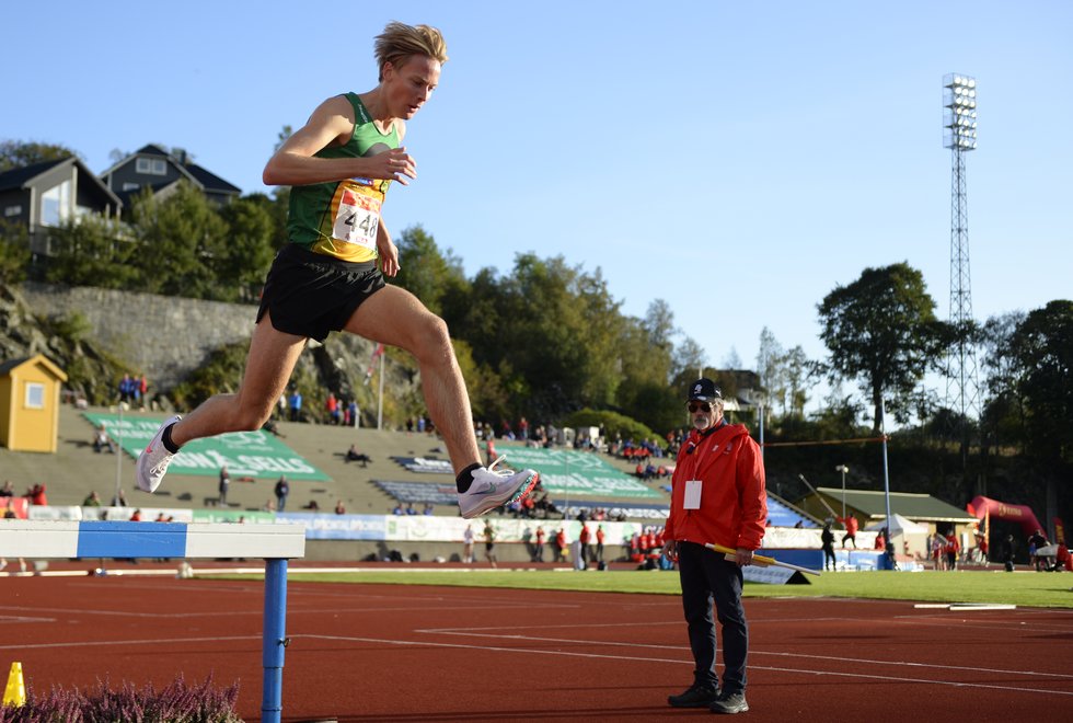 NM friidrett 2020 Bergen - Fredrik Sandvik - 3000mH