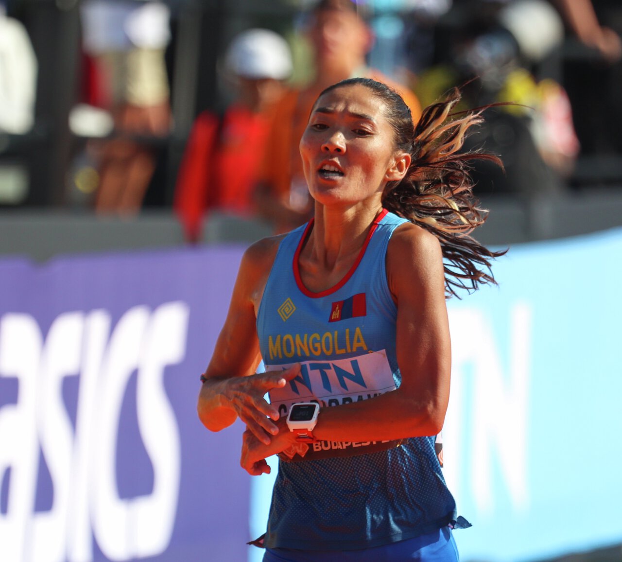 VM Friidrett 2023 Budapest - Maraton kvinner - Khishigsaikhan Galbadrakh