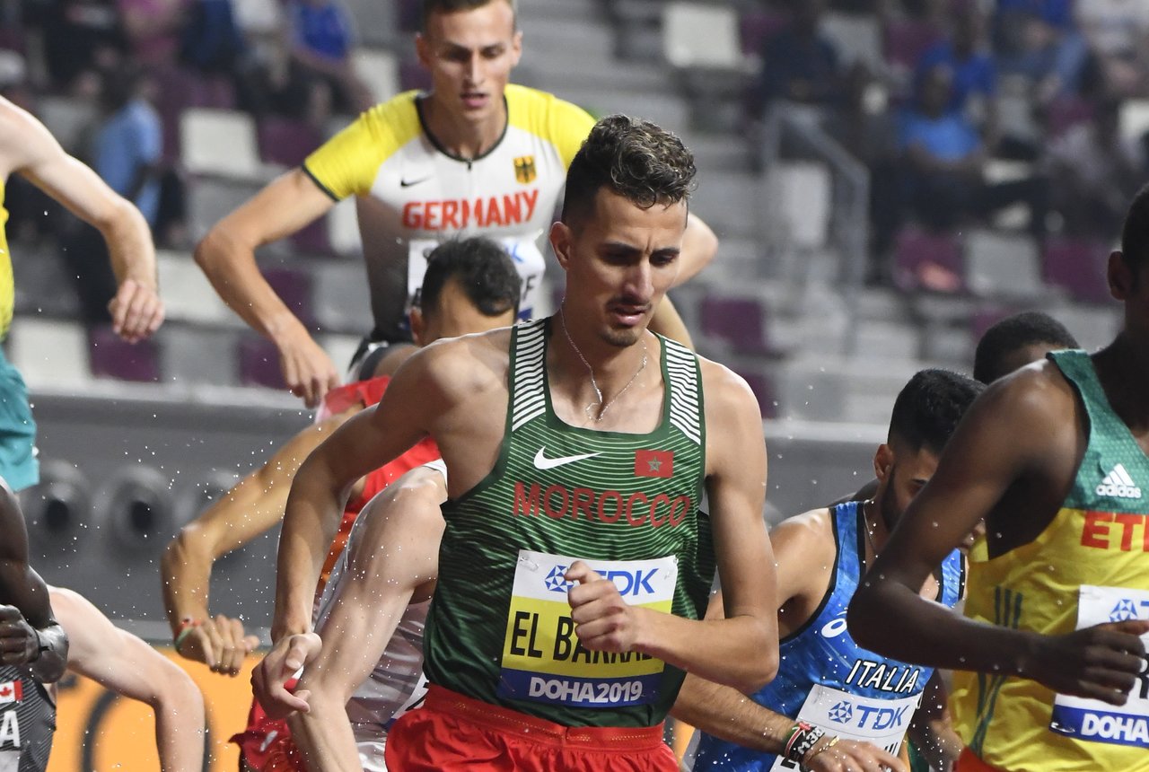 Fjorårets olympiske mester, marokanske Soufiane El Bakkali, blir årets verdensmester på 3000 m hinder. (Arkivfoto: Bjørn Johannessen)