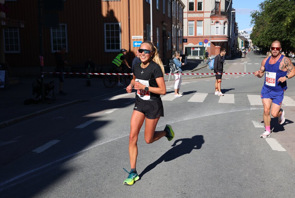 halvmaraton under Trondheim Maraton 2022