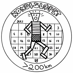 Kondisløpet 2022 - kilometersanking - logo-medalje