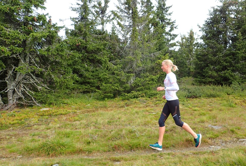 Kjersti Ervik på løpesamling for Kondis på Ilsetra august 2020