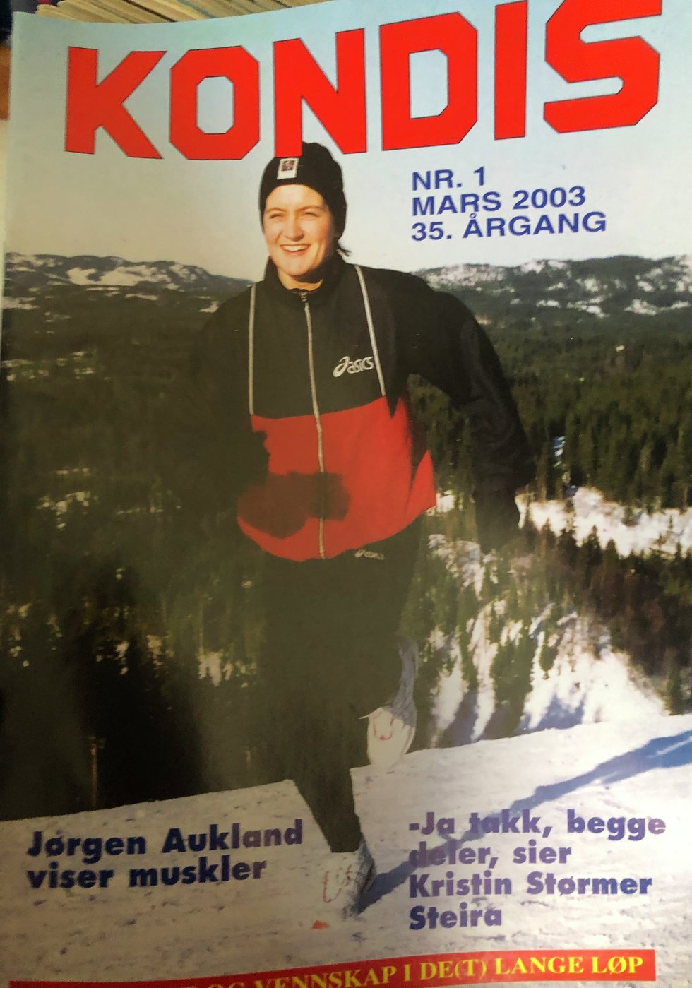 Siri Slotterøy Johnsen sitt Kondisblad fra 2003