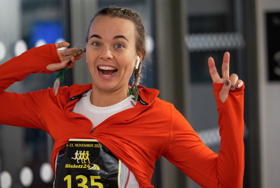 Debuterte: Ida Slorafoss debuterte på 24-timers under Bislet 24 med 181,8 km. (Foto: Samuel Hafsahl)