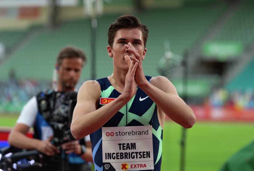 Jakob Ingebrigtsen er olympisk mester på 1500 meter! (Arkivfoto / Samuel Hafsahl)