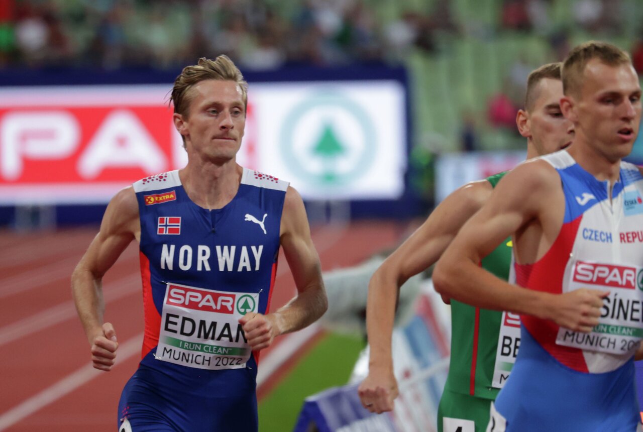 European Athletics Championships - 1500 meter menn Forsøksheat_2  - Ferdinand Kvan Edman 