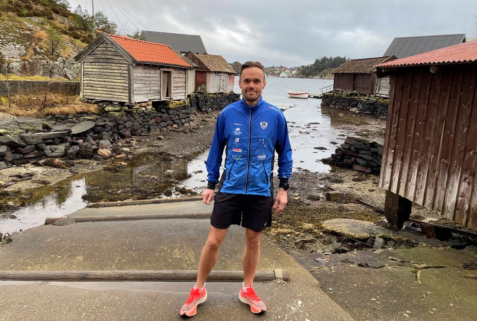 Øyvind Blom er en av Bergen City Marathons 10-årsjubilanter. (Foto: Linn Blom)