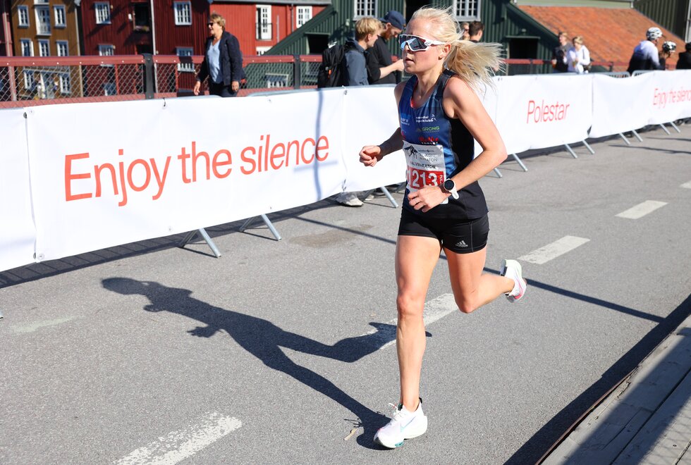 halvmaraton under Trondheim Maraton 2022